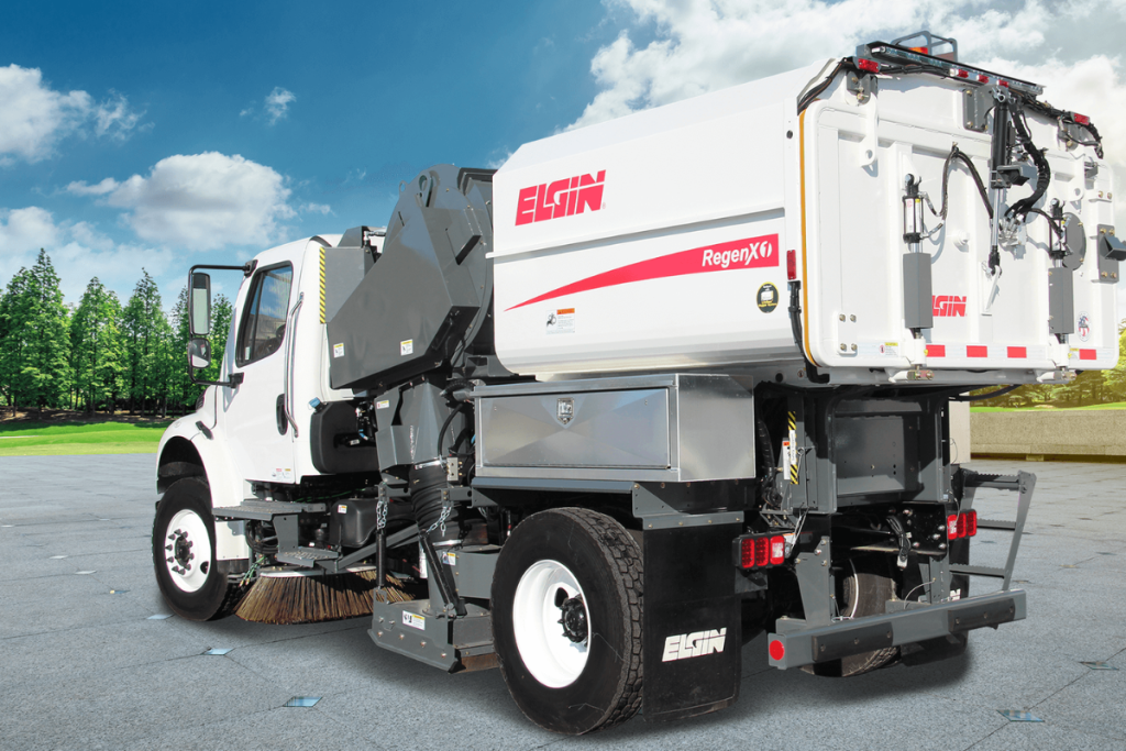 Spotlight on the RegenX Mid-Dump Regenerative Air Sweeper from Elgin ...