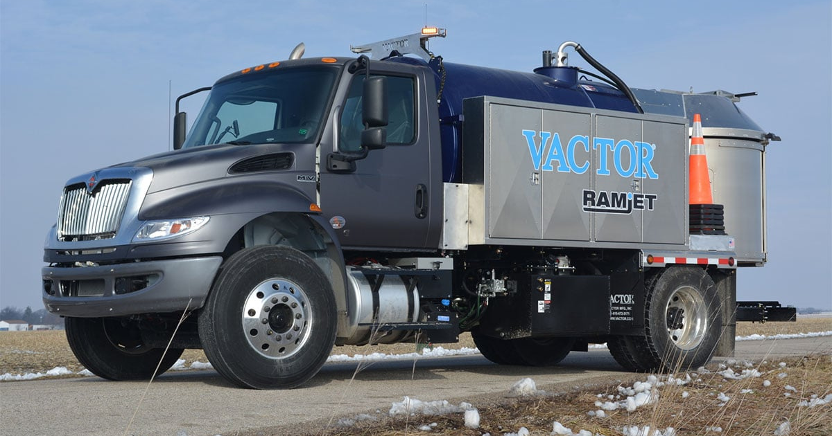 Vactor Ramjet Sewer Jetter Truck - Haaker Equipment Company