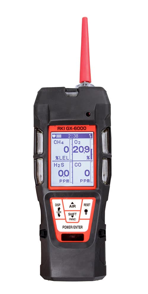 GX-6000 gas detector for worker safety
